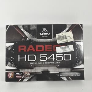 XFX ATI Radeon HD 5450 (HD-545X-ZQH2) 1GB / 1GB (max) DDR3 SDRAM PCI Express 2.1